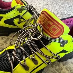 Gucci | Shoes | Gucci Neon Yellow Reflective Flashtrek 